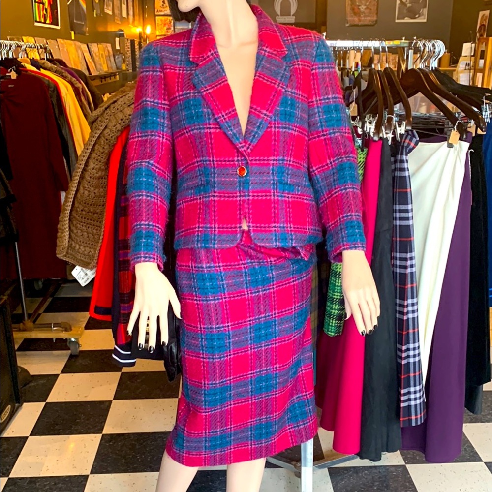 Vintage Pendleton Wool Skirt & Jacket Set
